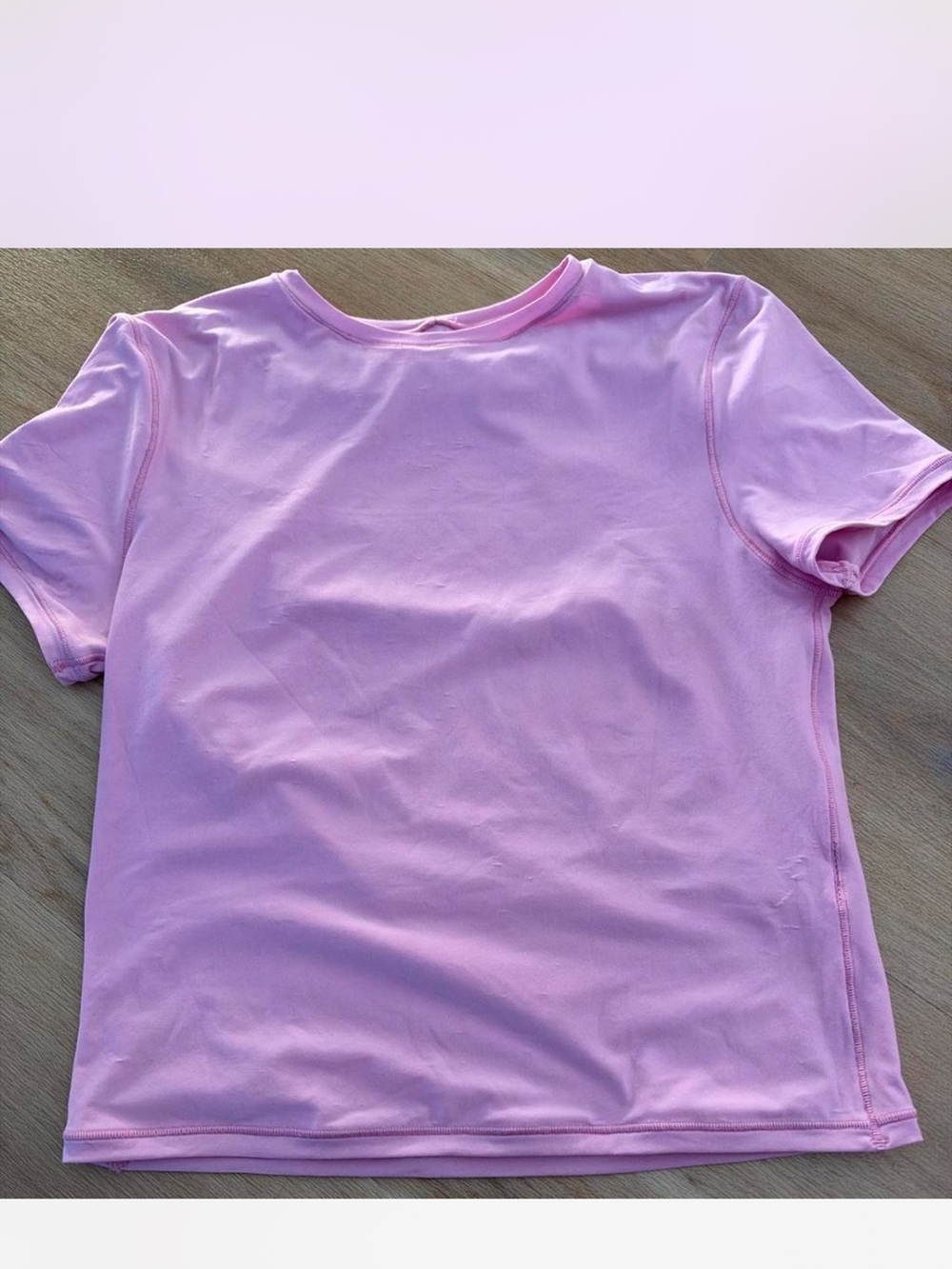 aerie Pink Short Sleeve Crop Tee